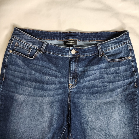Venezia Lane Bryant Jean Shorts Blue Denim High Rise Plus Size 20 - Picture 9 of 11